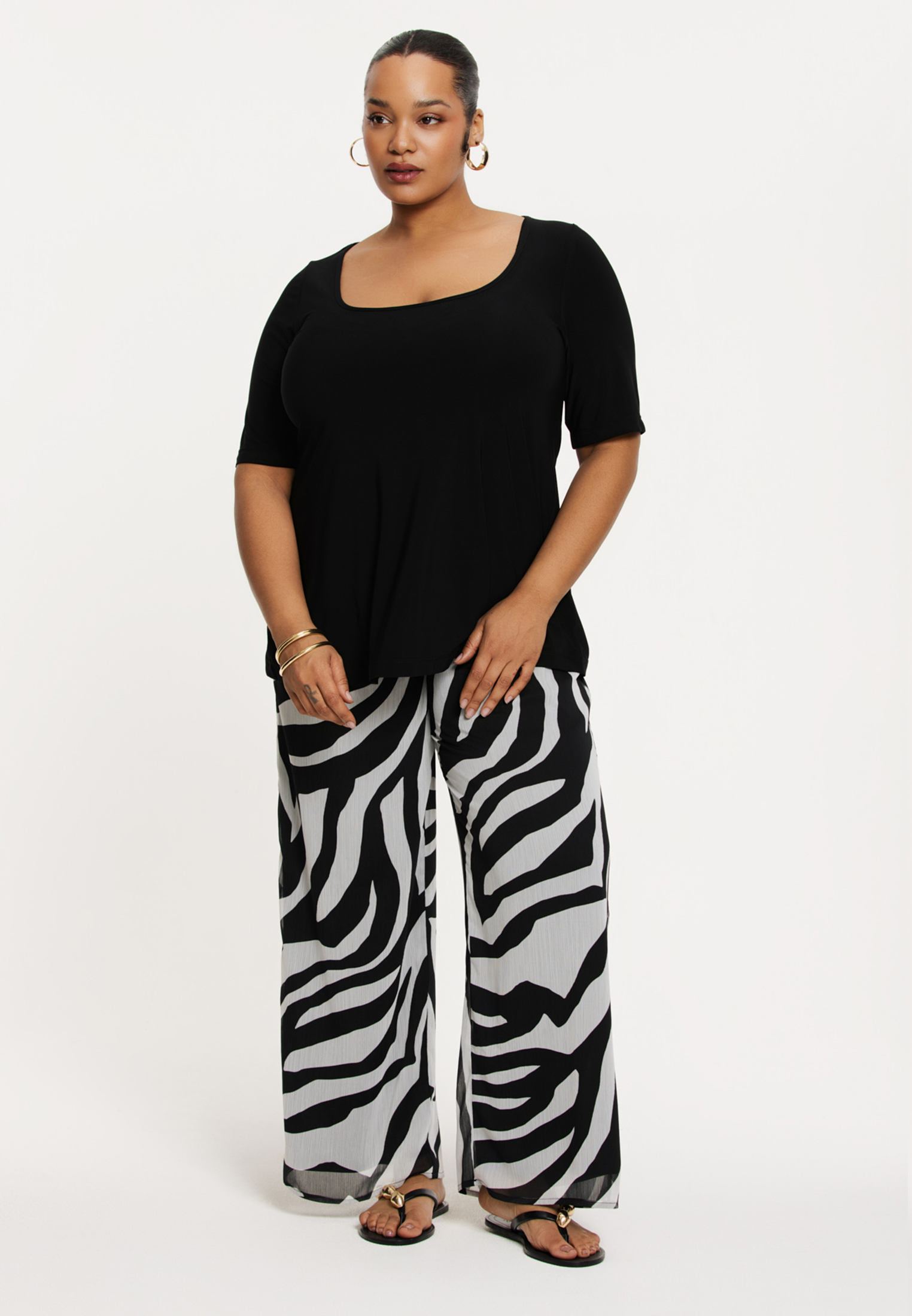 Pantalon imprimée, YOEK