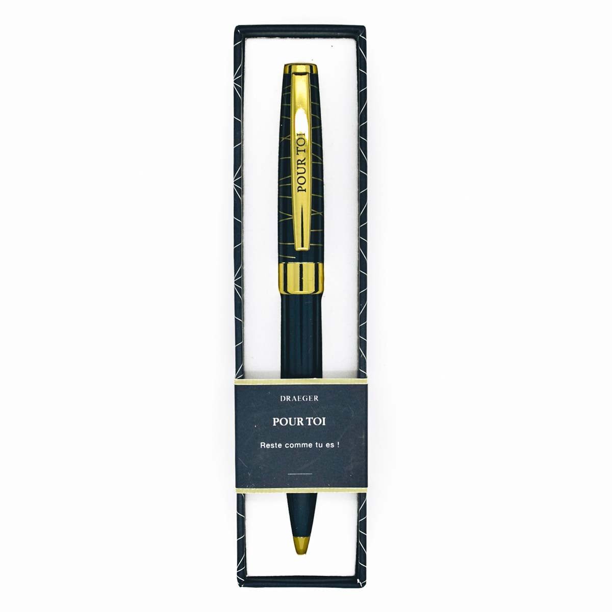 Draeger Paris Kugelschreiber „POUR TOI“ – Elegantes Geschenk Mit Persönlicher Botschaft In Box