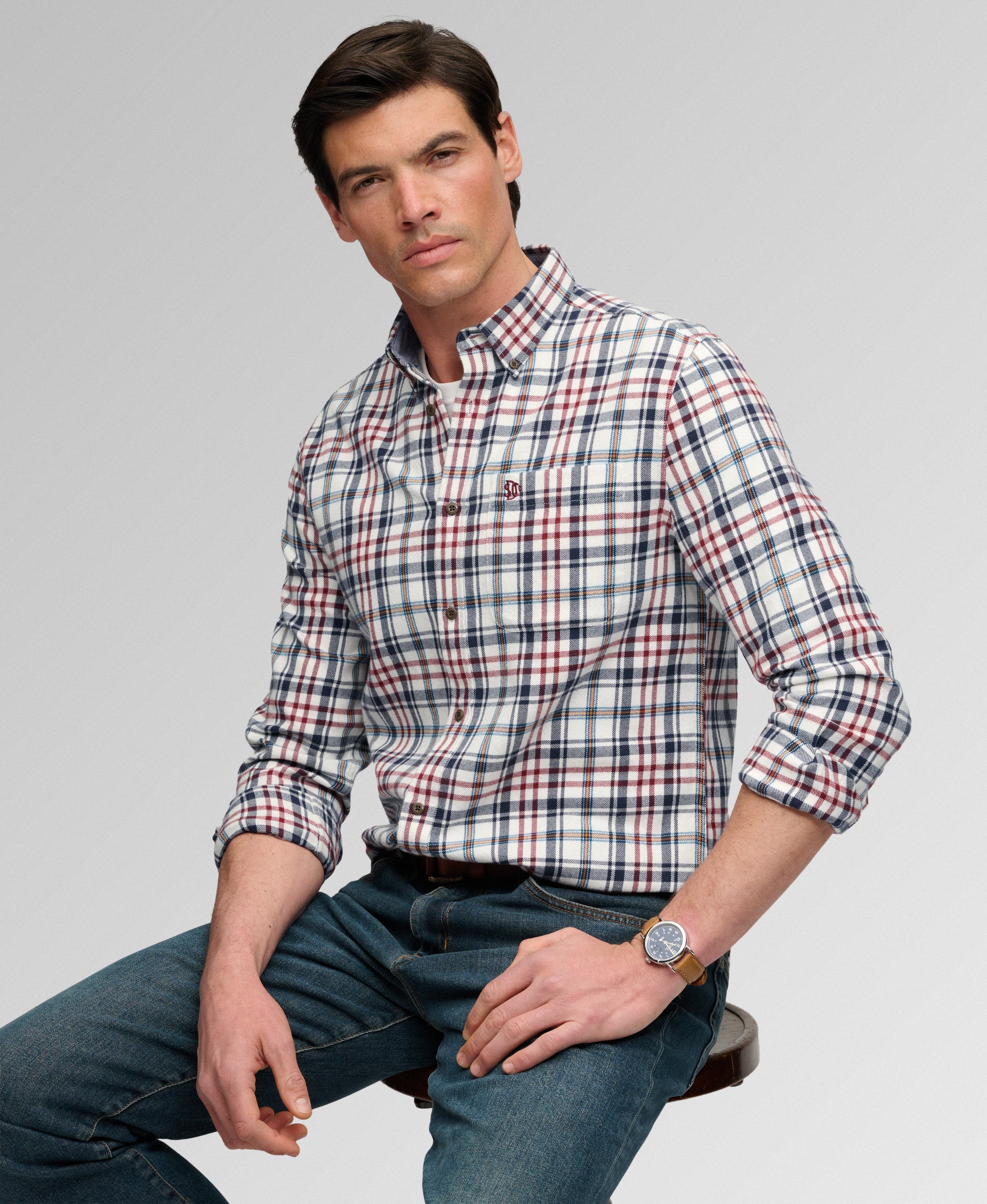 Chemise Lumberjack en Coton à Manches Longues, SUPERDRY