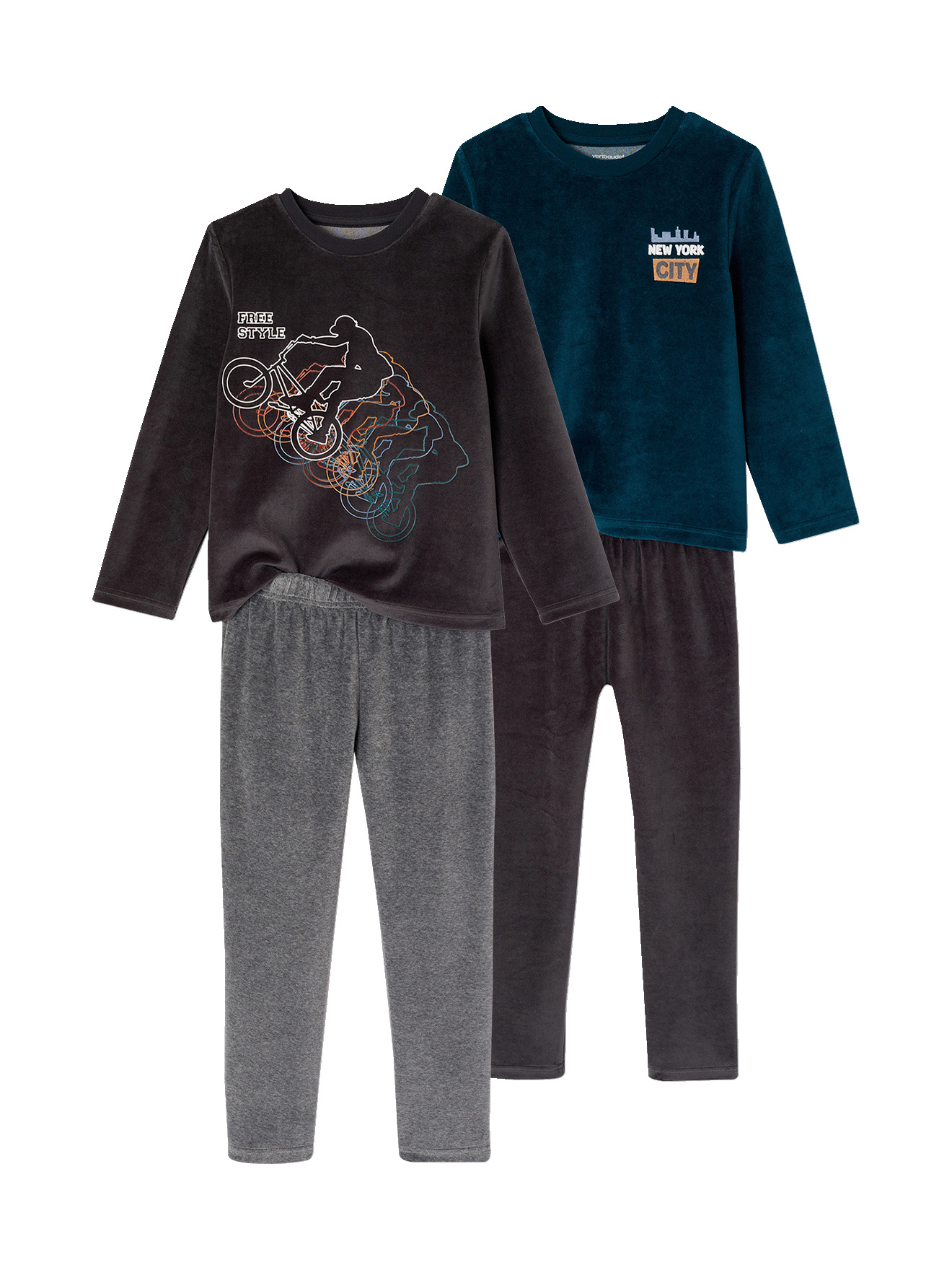 Lot de 2 pyjamas, VERTBAUDET