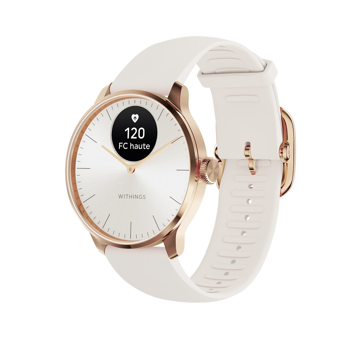 Montre connectée scanwatch light or rose Withings