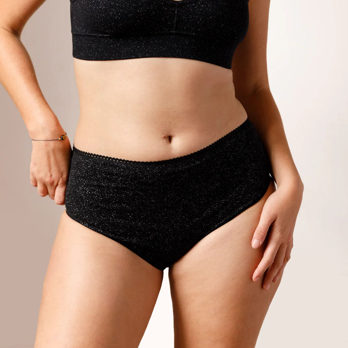 Culotte coton taille haute PAILLETTES, WE ARE JOLIES