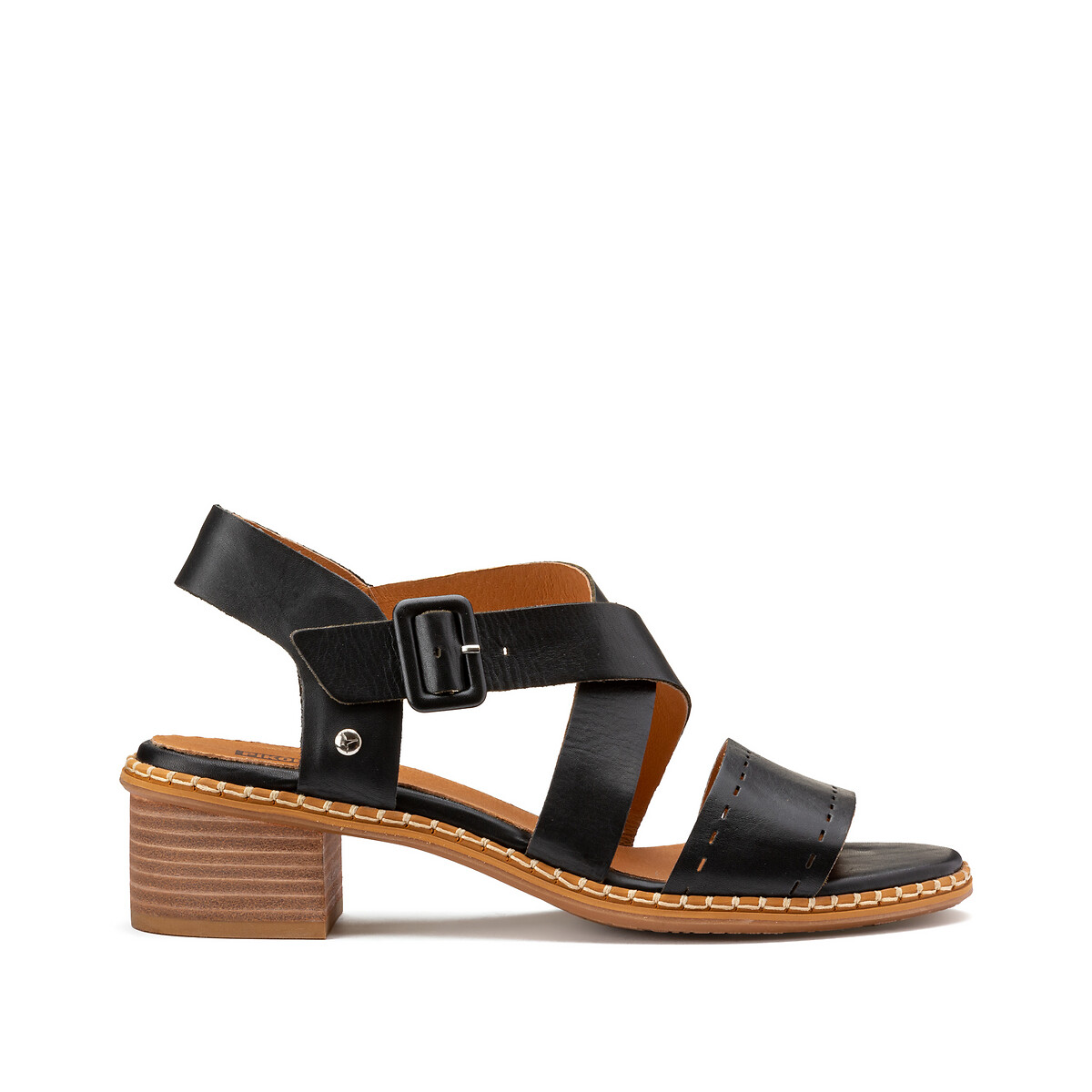 Image of Blanes Leather Heeled Sandals