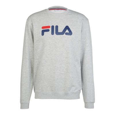 Foundation Tricolour Sweatshirt in Cotton Mix with Crew Neck FILA