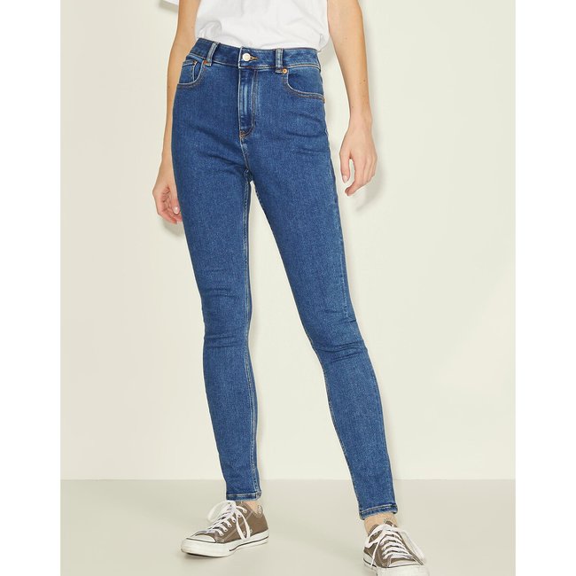 High waist skinny jeans, medium blue, Jjxx | La Redoute