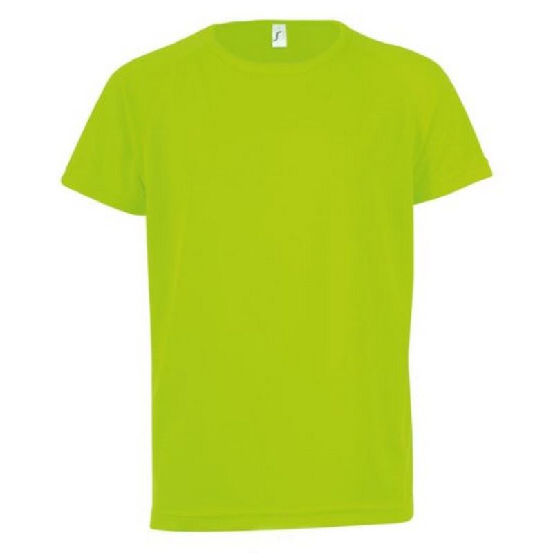 T shirt vert fluo enfant La Redoute