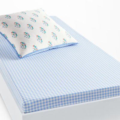Floriane Floral 20% Recycled Cotton Fitted Sheet LA REDOUTE INTERIEURS
