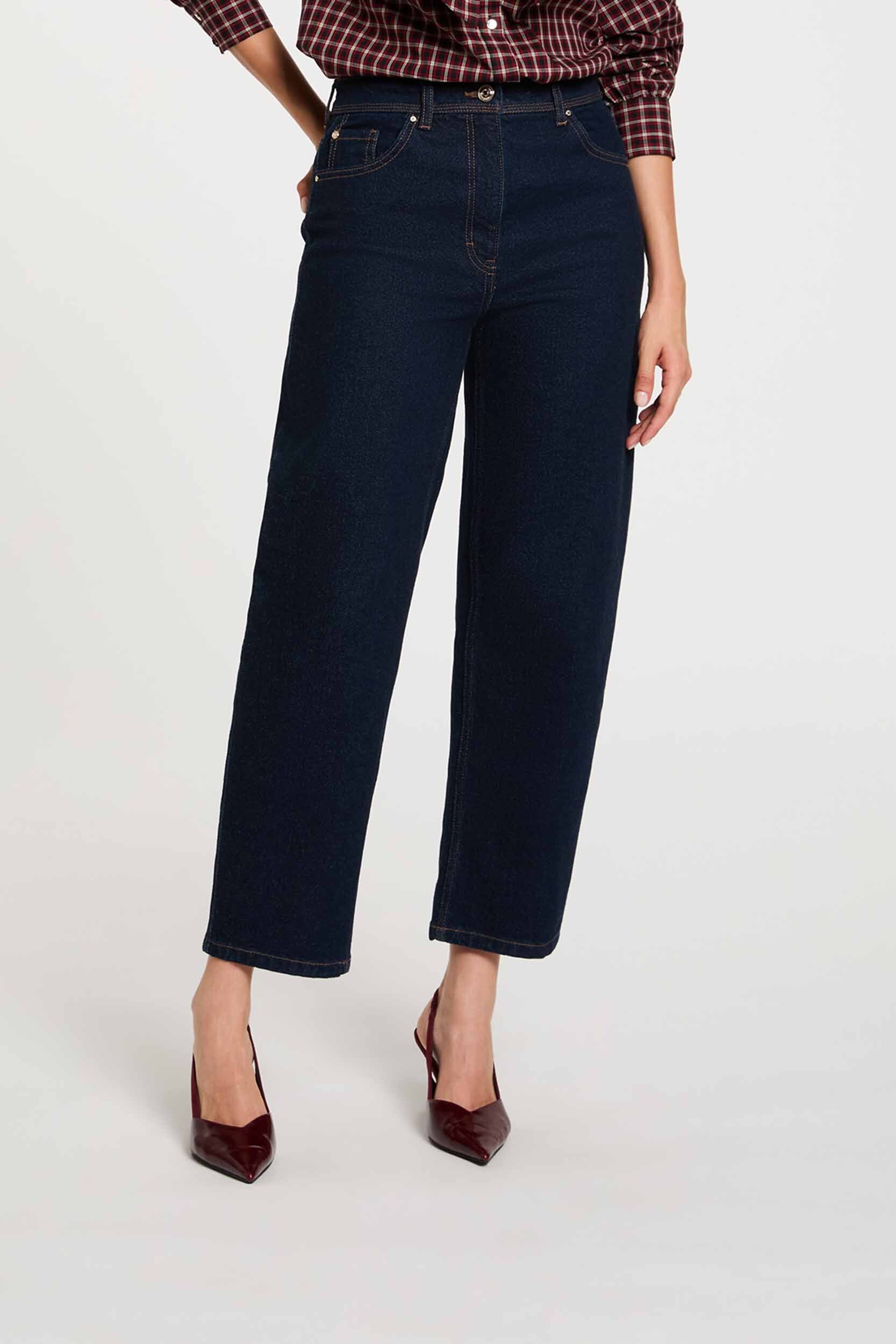 Jean droit taille haute, MORGAN