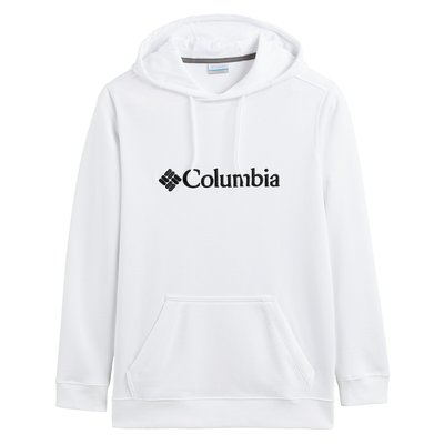 Basic Logo Print Hoodie in Cotton Mix COLUMBIA