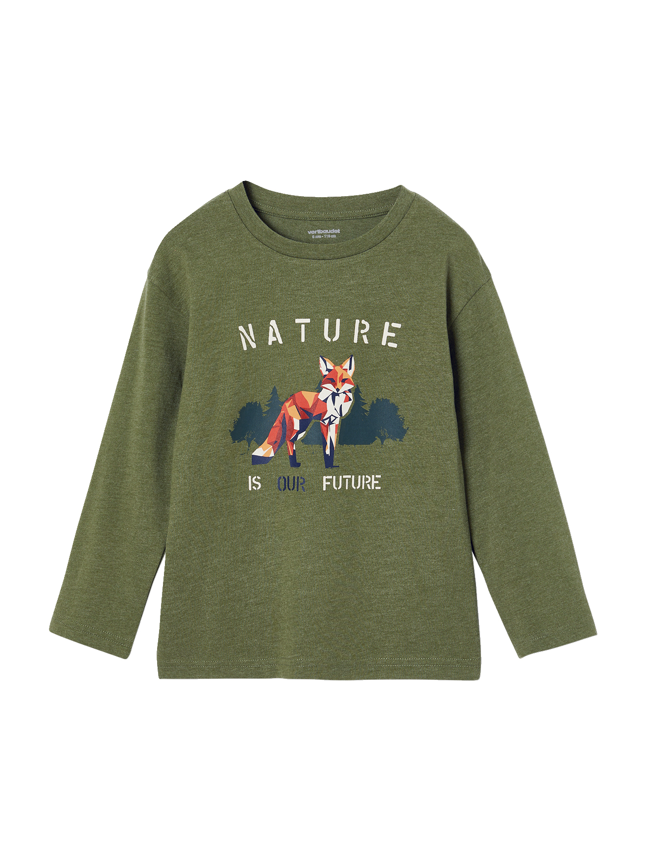 Tee-shirt grand imprimé devant STRANGER FOREST, VERTBAUDET