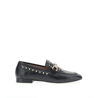 Leather Studded Loafers MJUS