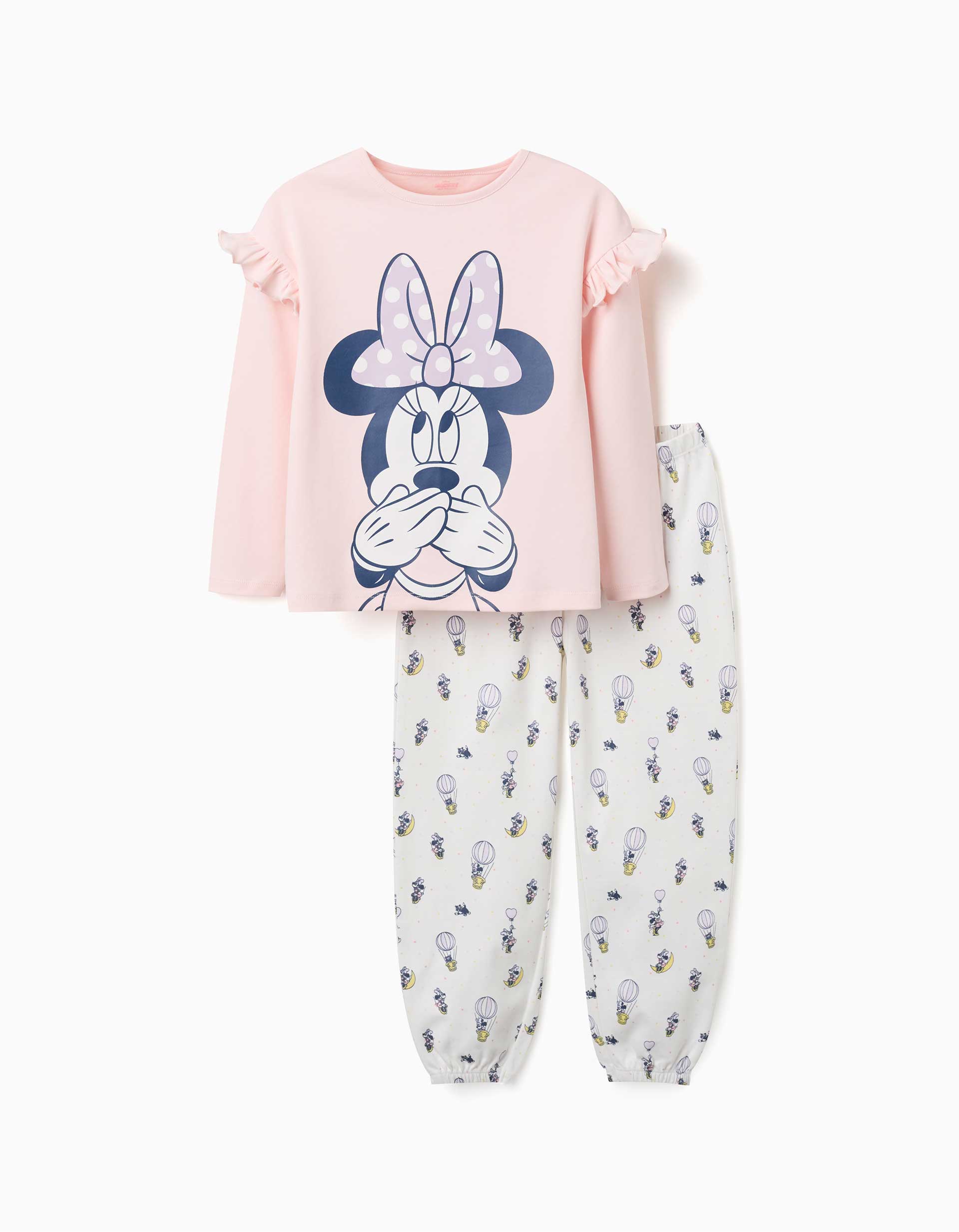 Pyjama long en coton avec imprimés Minnie, ZIPPY