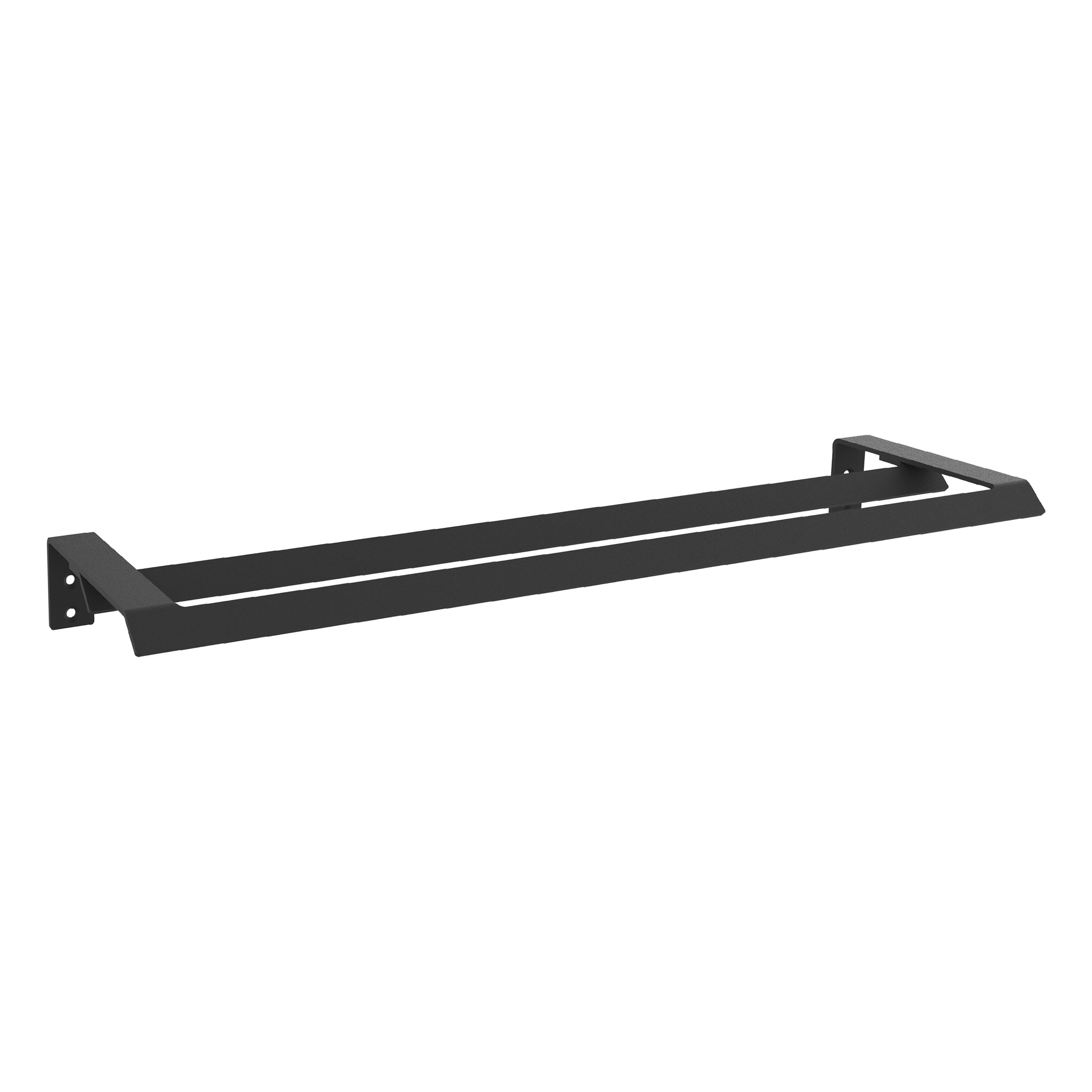 Porte-serviette 2 barres en acier, STUDIO, SENSEA