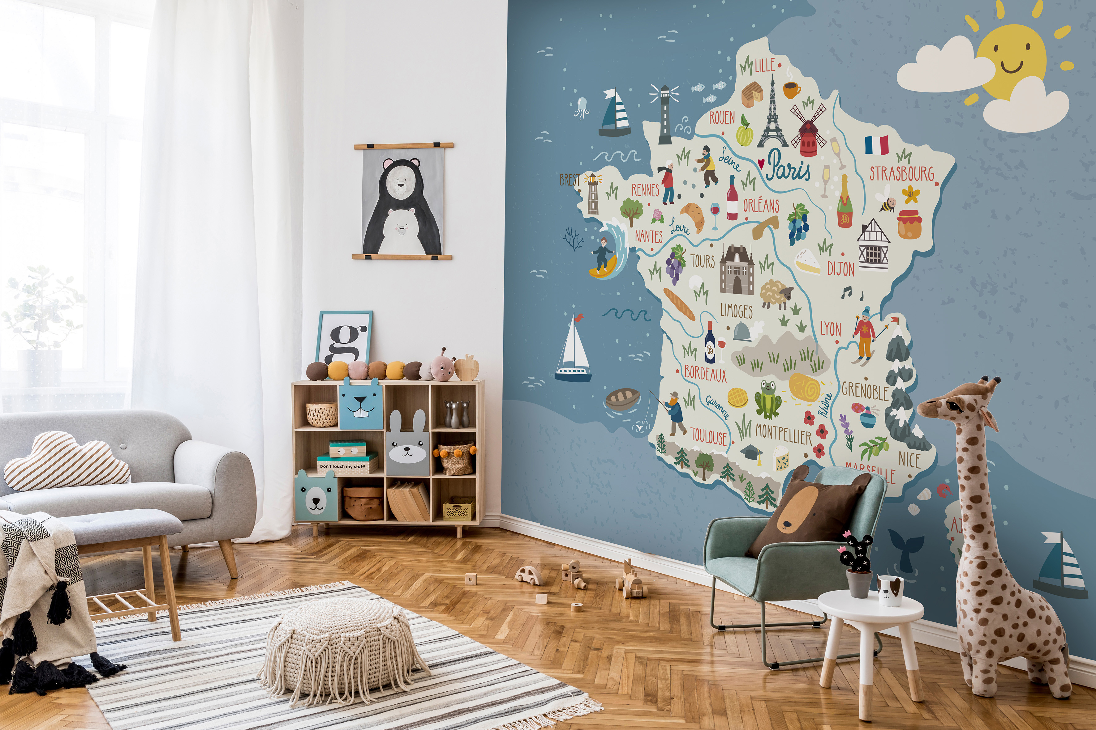 Papier peint panoramique FRENCHY, LE PAPIERS DE NINON