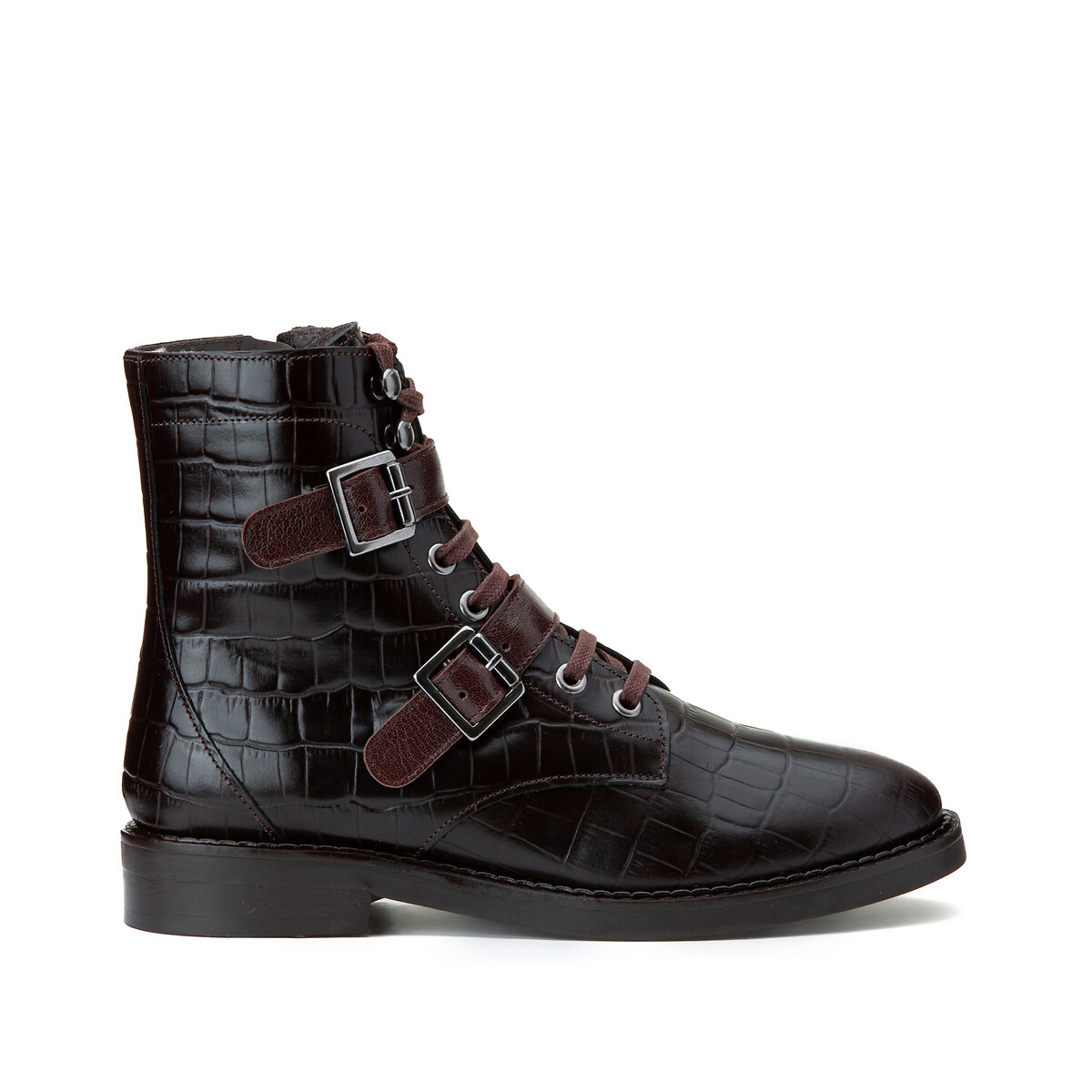 jonak lace up boots brown