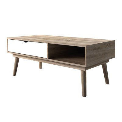 Scandi Style Coffee Table with Single Drawer SO'HOME