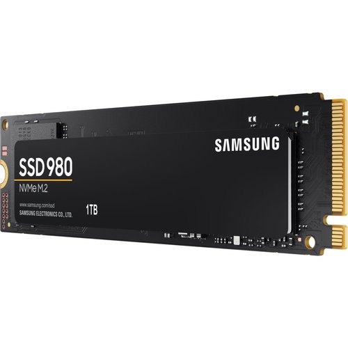 Disque dur ssd interne 980 1 to pcie 3.0 nvme m.2 noir Samsung
