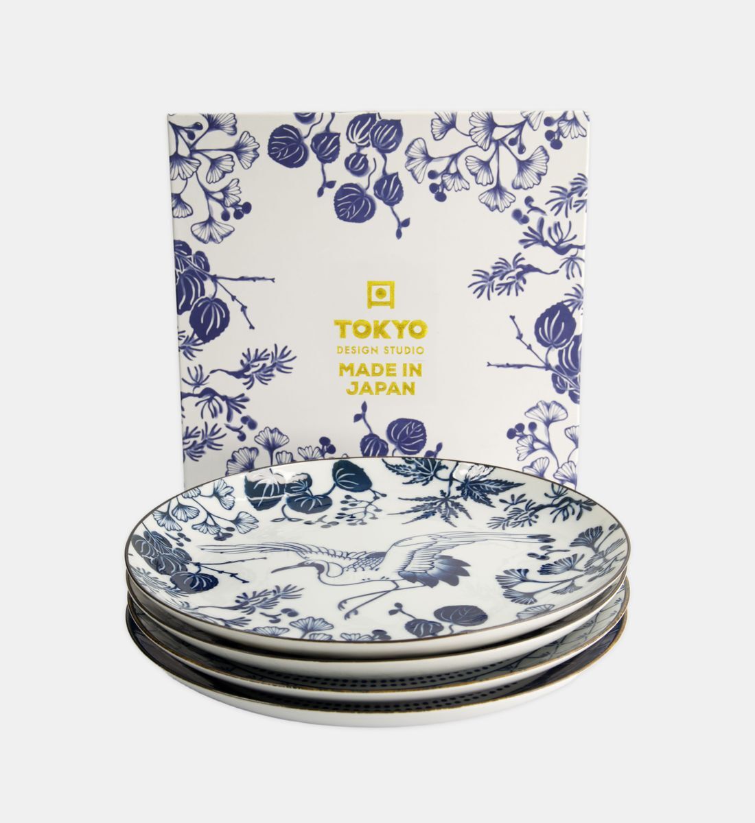 Coffret de 4 assiettes, TOKYO DESIGN STUDIO