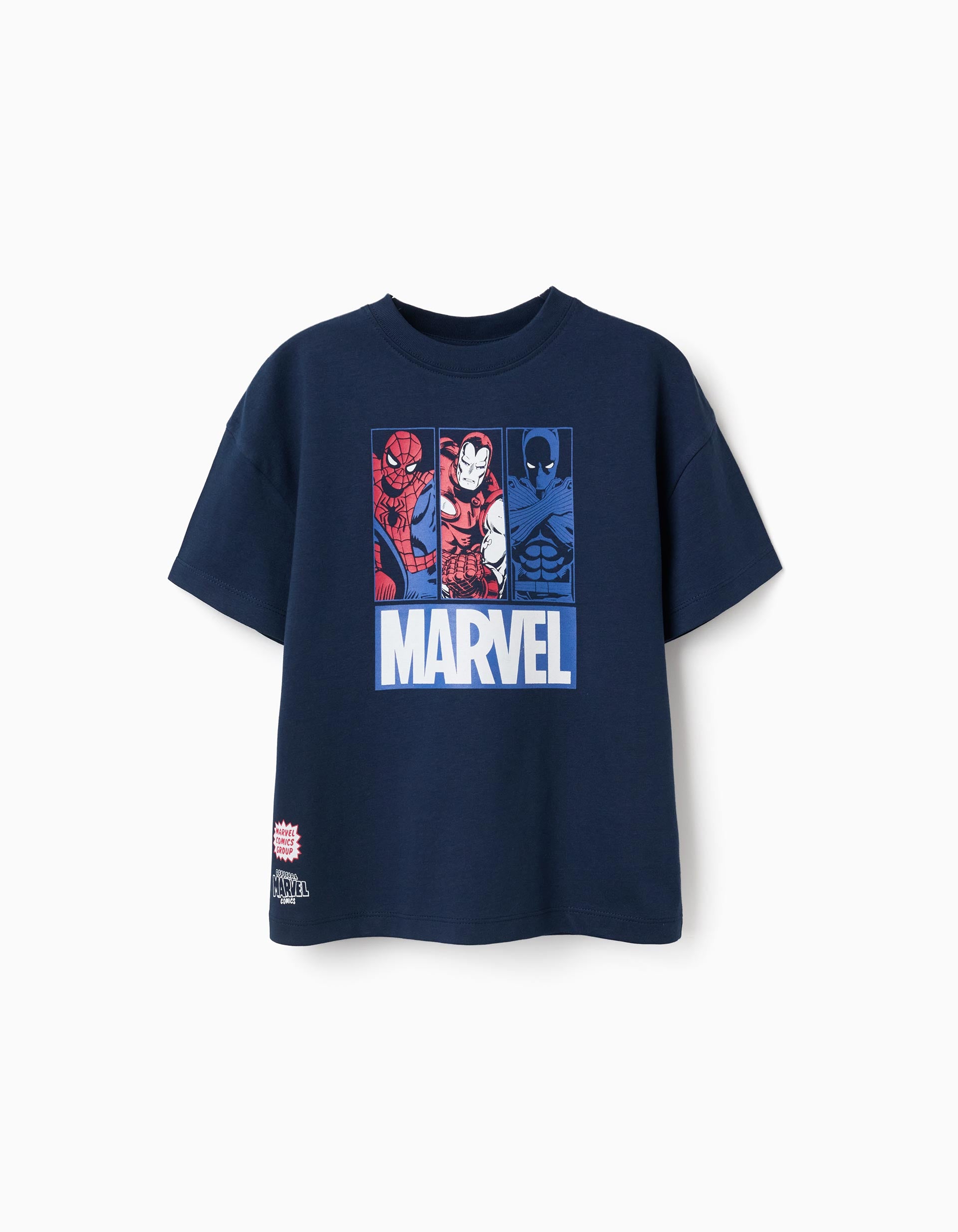 T-shirt en coton avec imprimés Marvel, ZIPPY