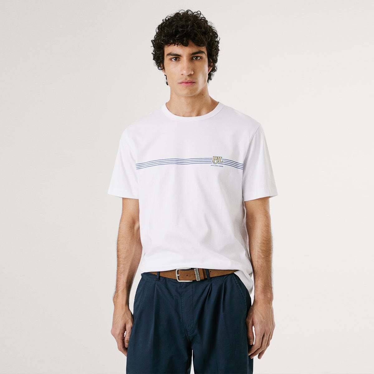 T-Shirt Coupe Regular Avec Logo, PEPE JEANS