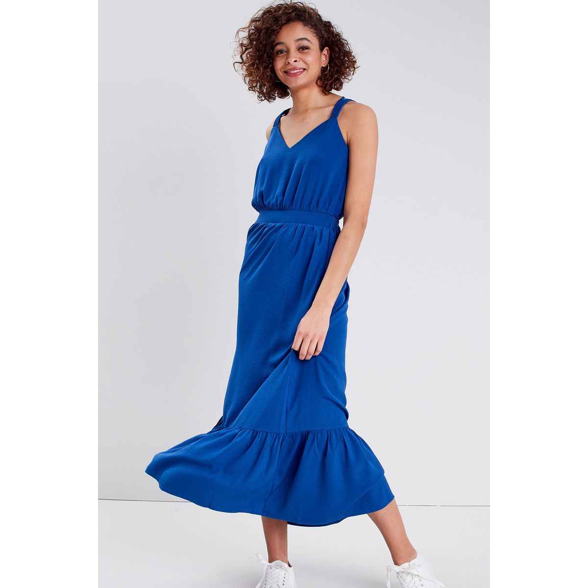 Robe longue vas e bleu Cache Cache La Redoute