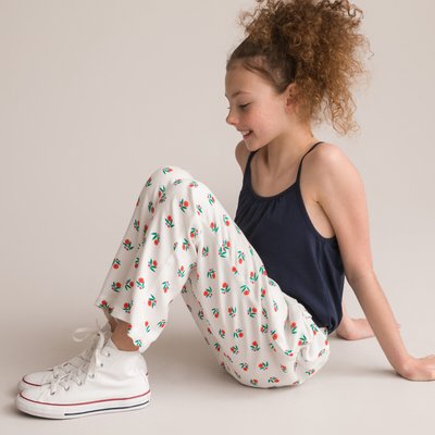 Floral Print Carrot Trousers LA REDOUTE COLLECTIONS