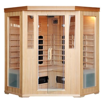 Sauna infrarouge chromothérapie luxe 3/4 places CONCEPT USINE
