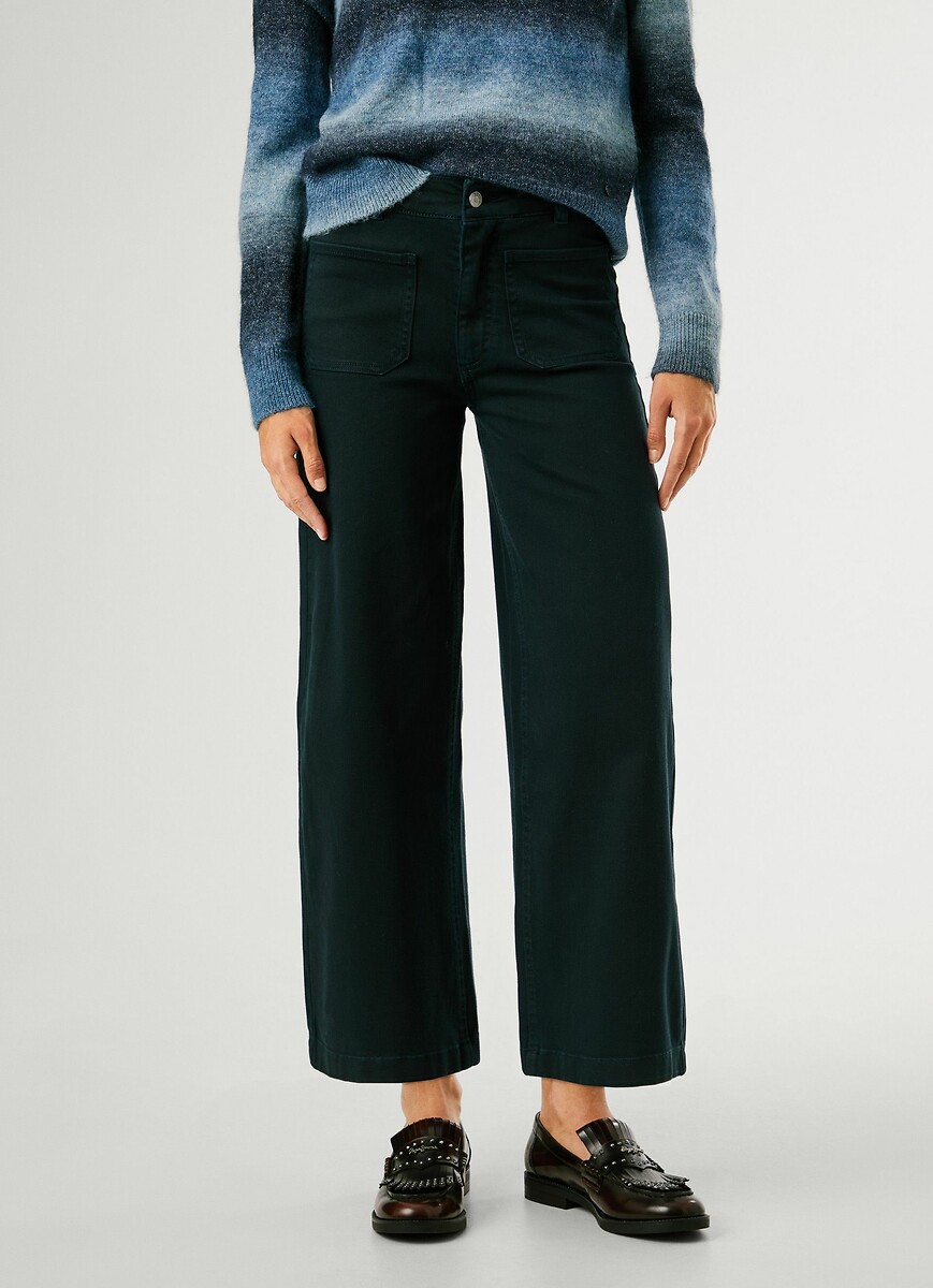 Tania High Waist Wide Leg Trousers, PEPE JEANS