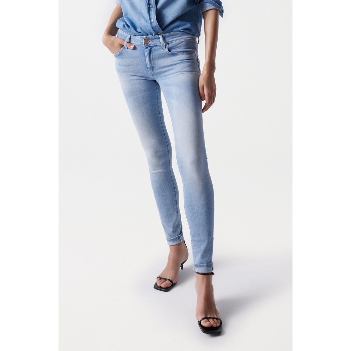 Jean push up skinny wonder bleu Salsa Jeans La Redoute