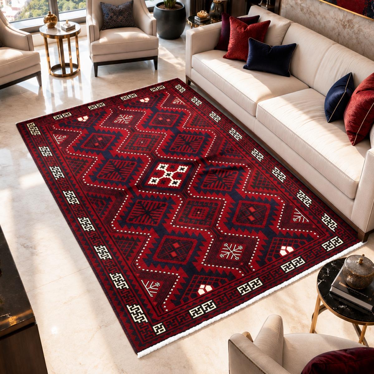 Tapis d'orient, motif oriental authentique noué main, LORI 7, UN AMOUR DE TAPIS