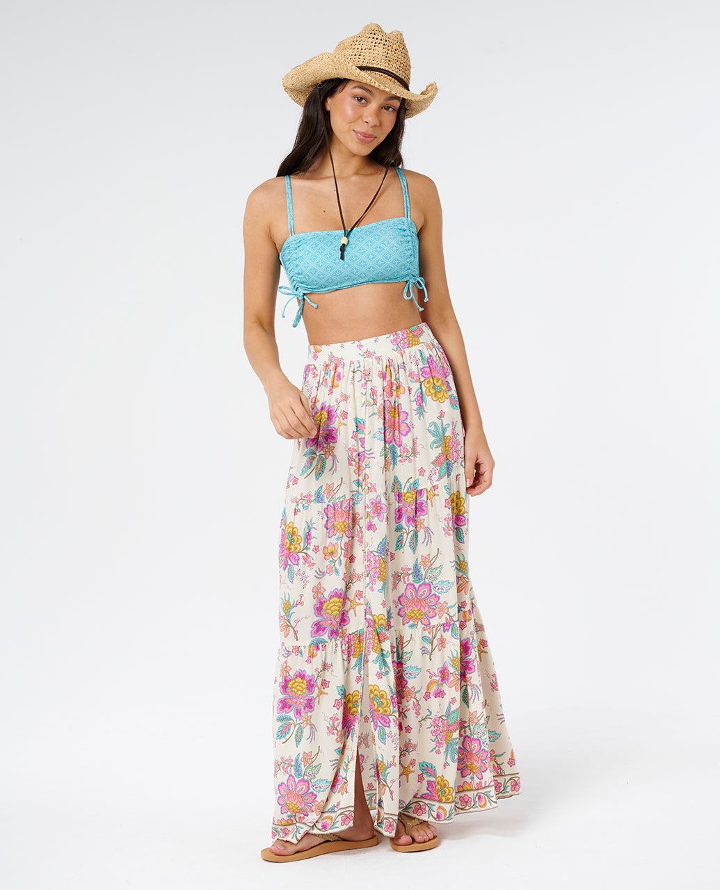 Jupe maxi boutonnée Half Moon Bay, RIP CURL