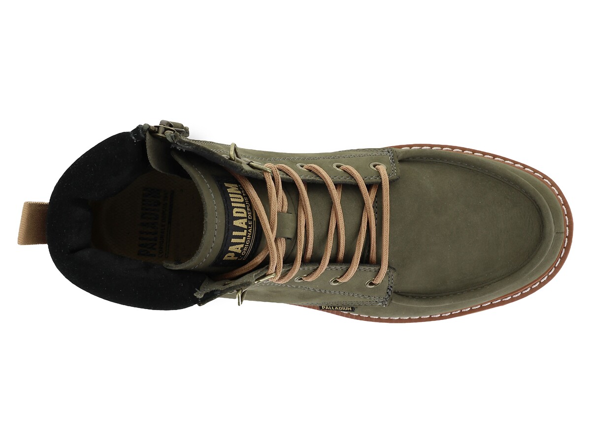 Palladium Botines de piel TROOPERLITES GRIT ZIP — photo 6