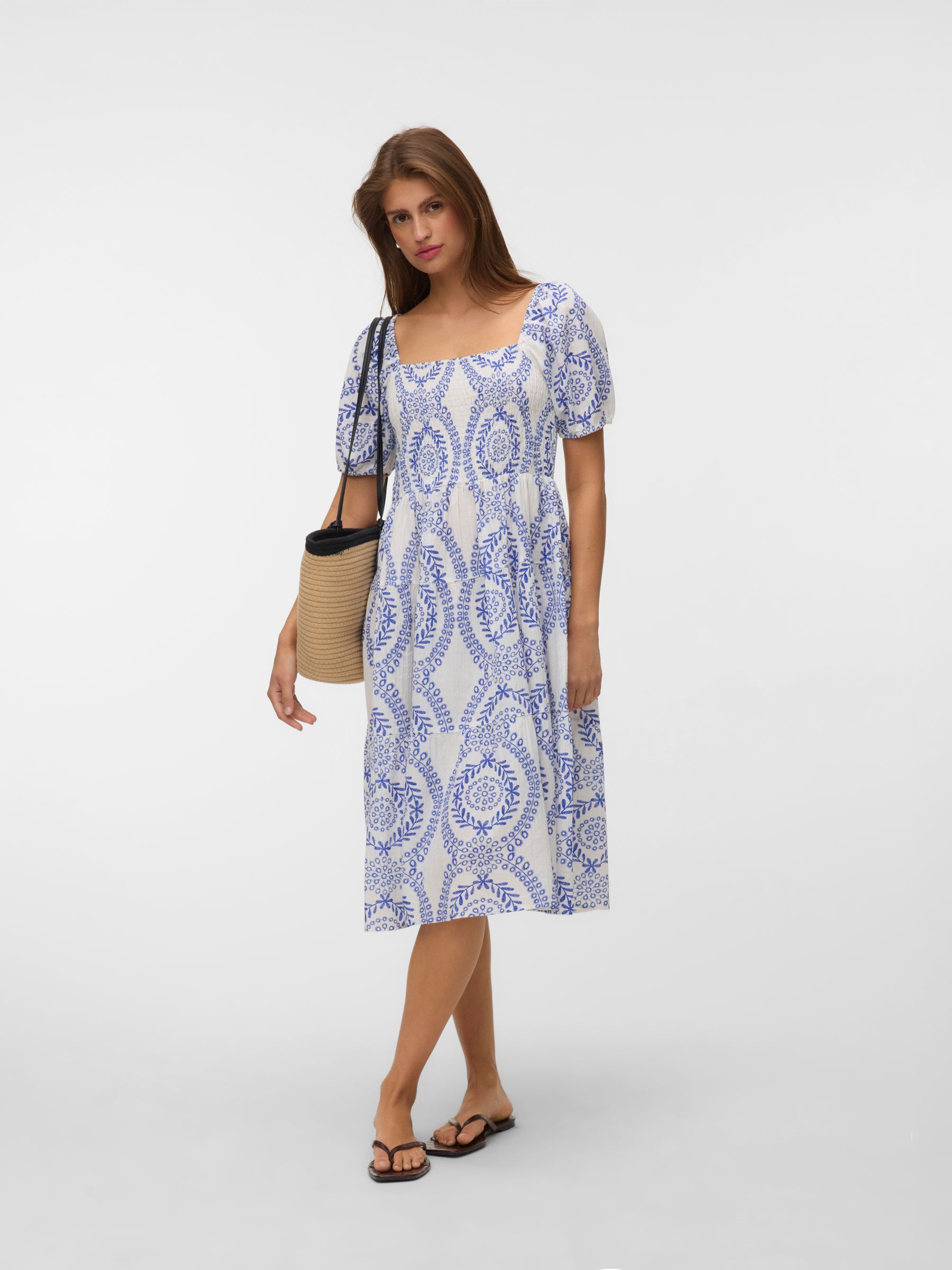 Robe Smockée, VERO MODA