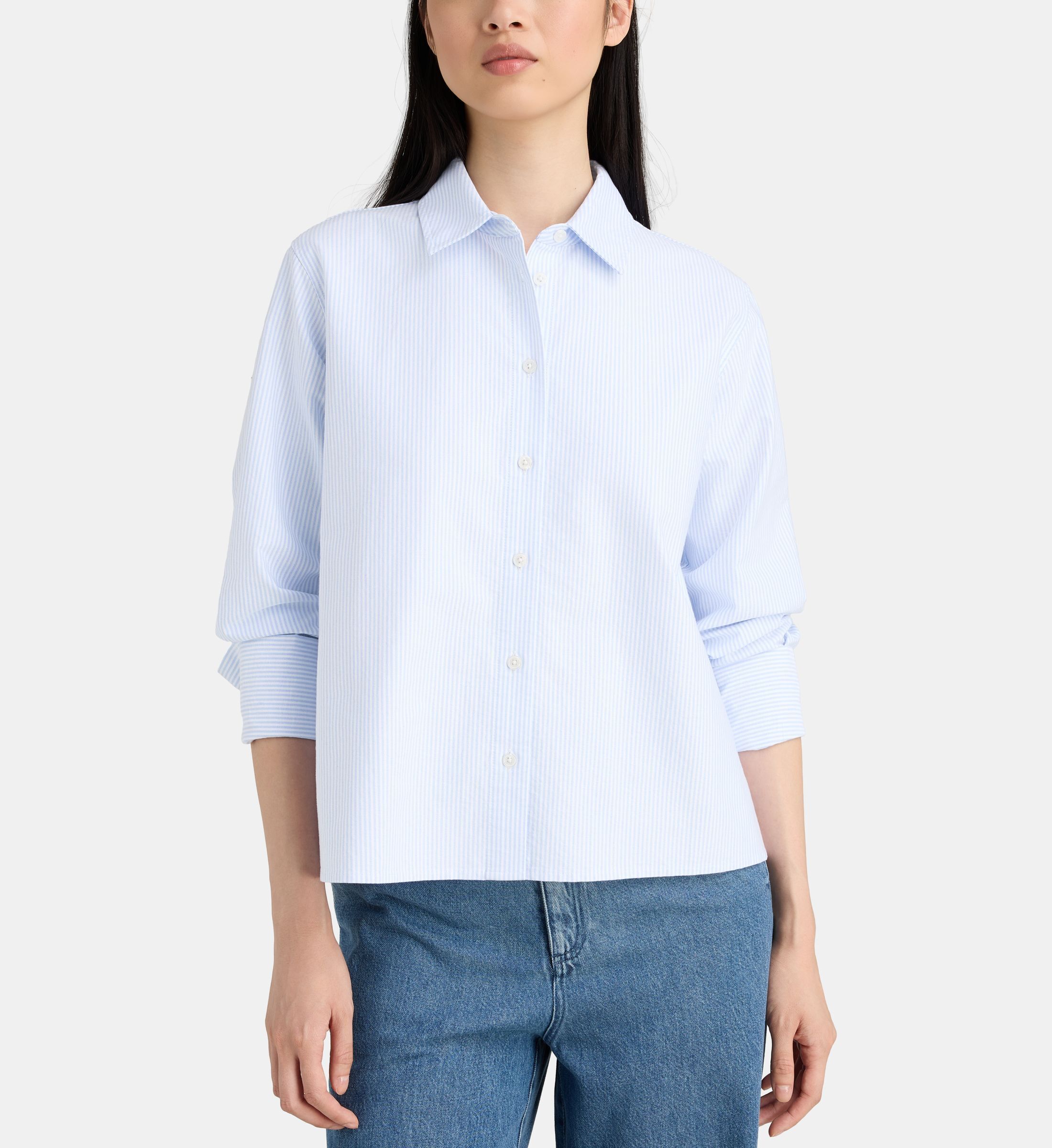 Chemise droite osara à rayures coton, JODHPUR