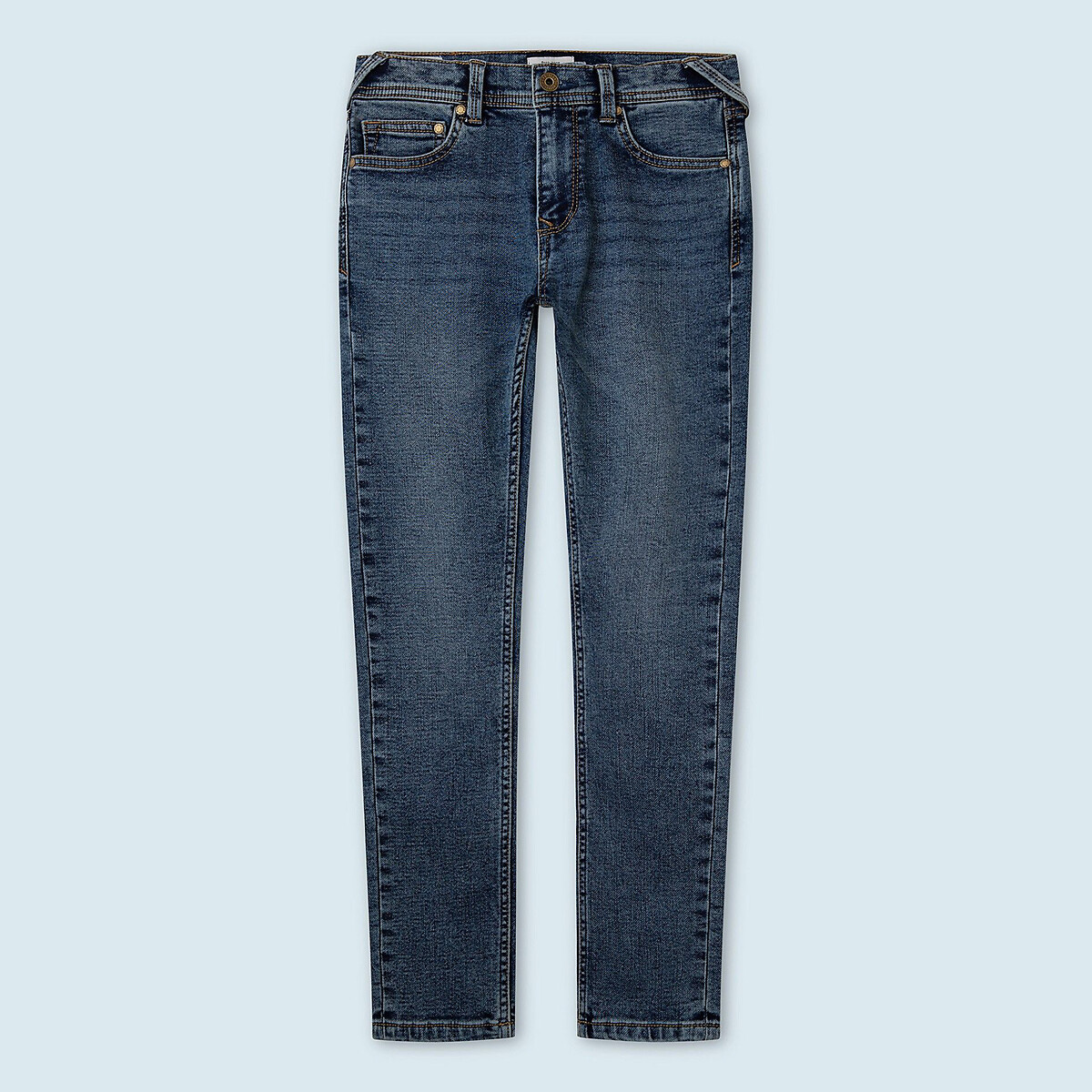 Women's Boyfriend Style Skinny Denim Jeans with Embroidered Leg Sizes UK 10-18