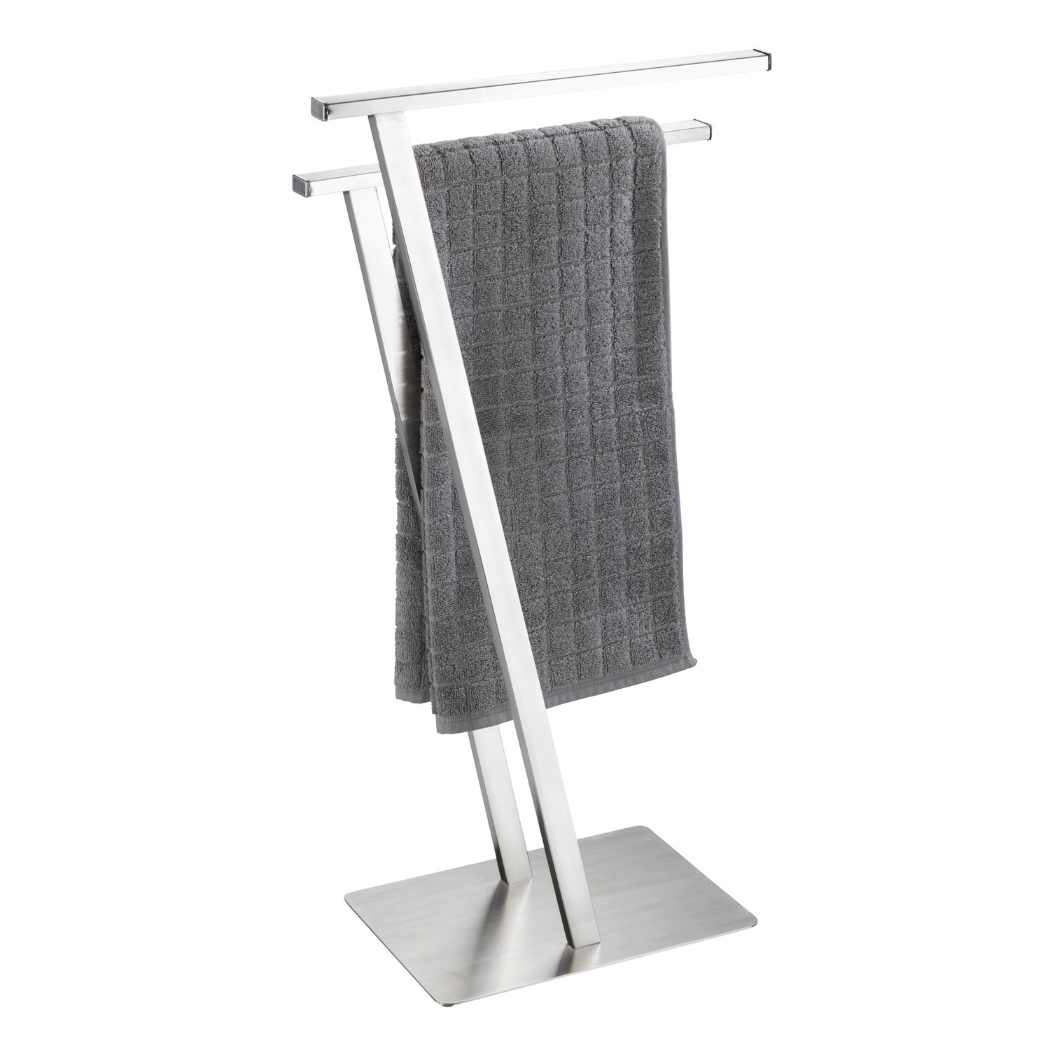 Porte-serviette 2 barres en acier mat LIRIO, WENKO