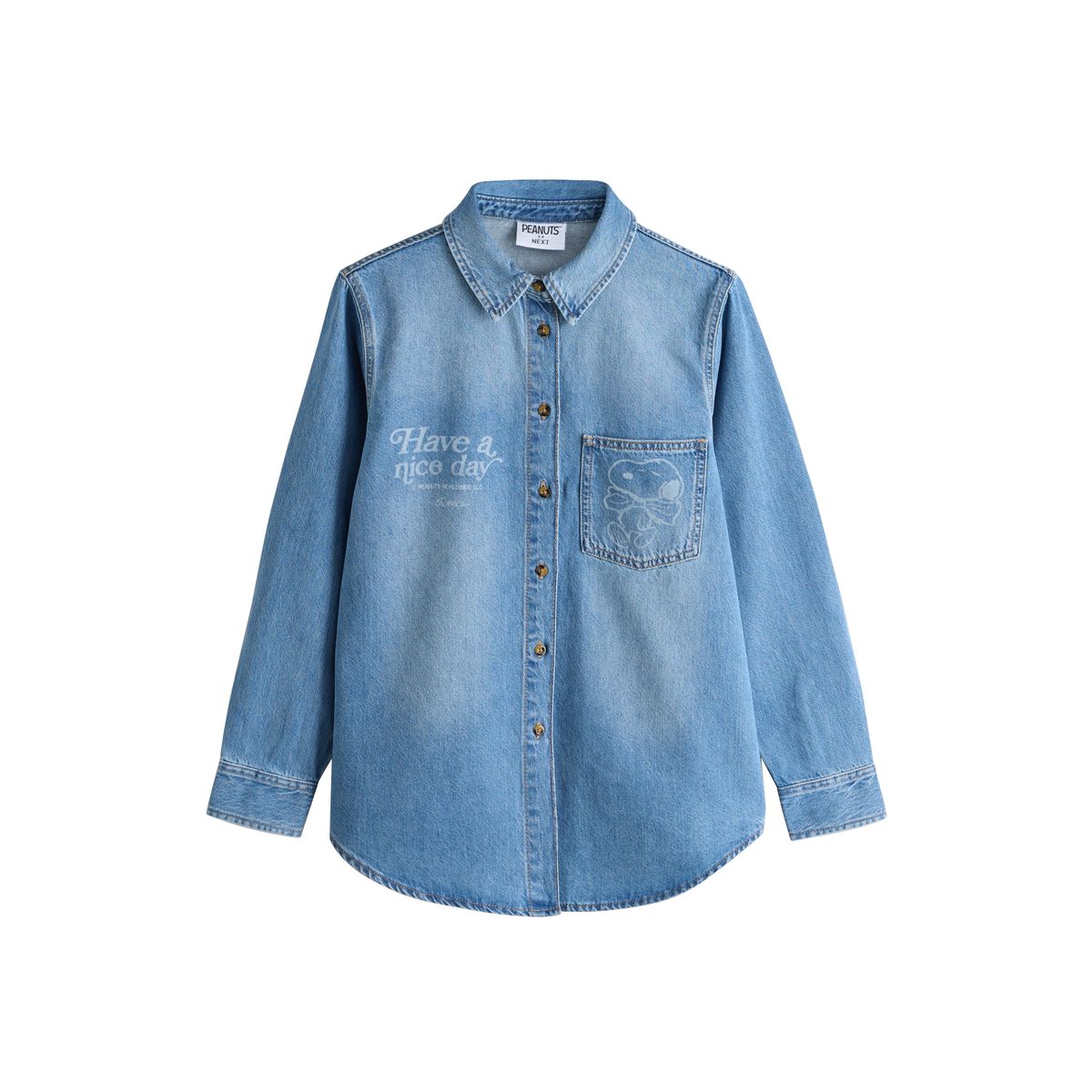 Chemise en jean à manches longues, NEXT
