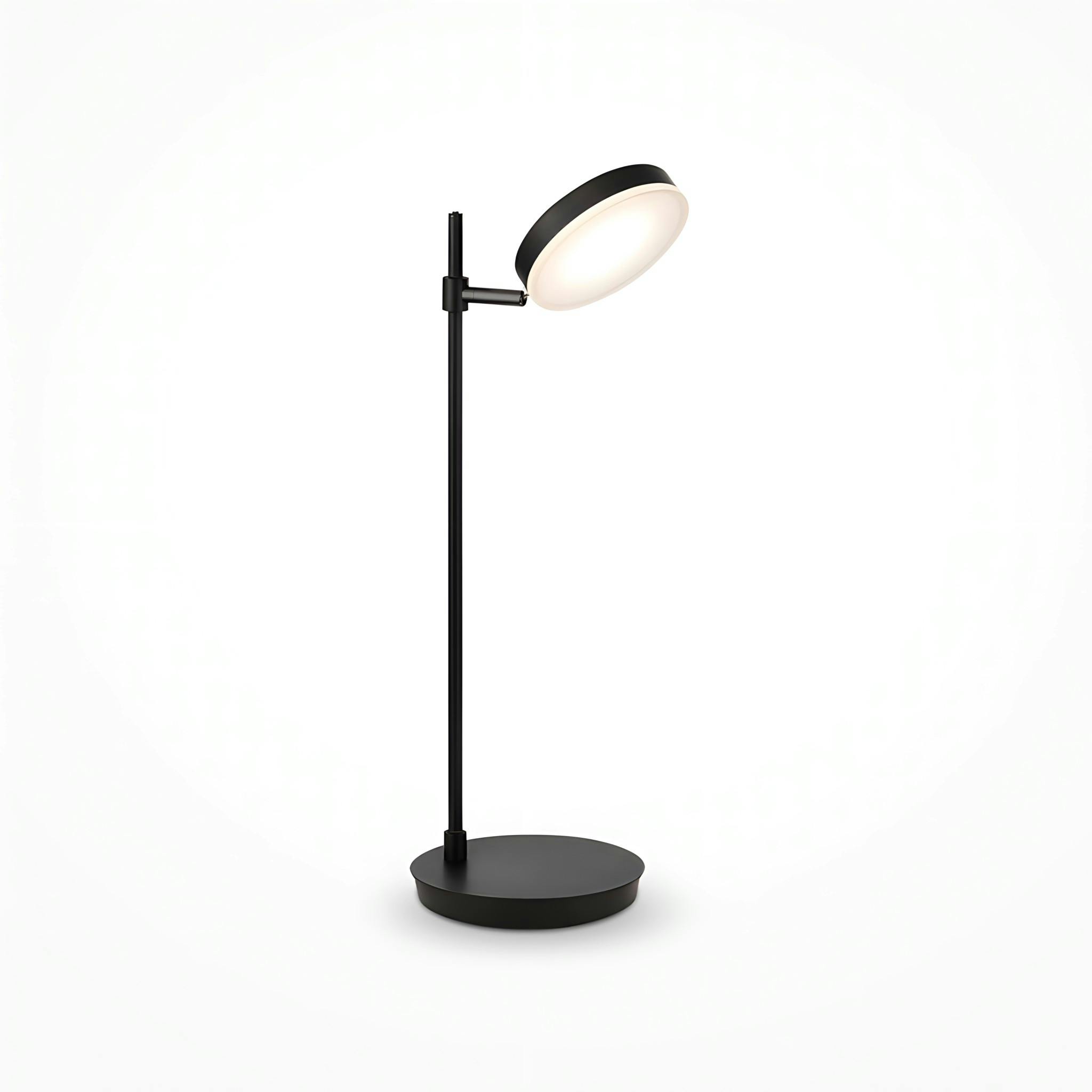Lampe de bureau articulée LED – tête orientable noire OCALA, PIER IMPORT