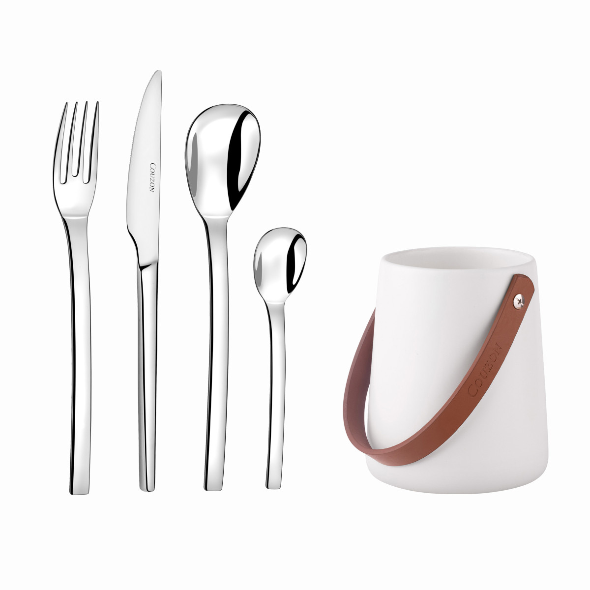 24 couverts de table avec support de rangement nomade - PIX'ELLE, COUZON