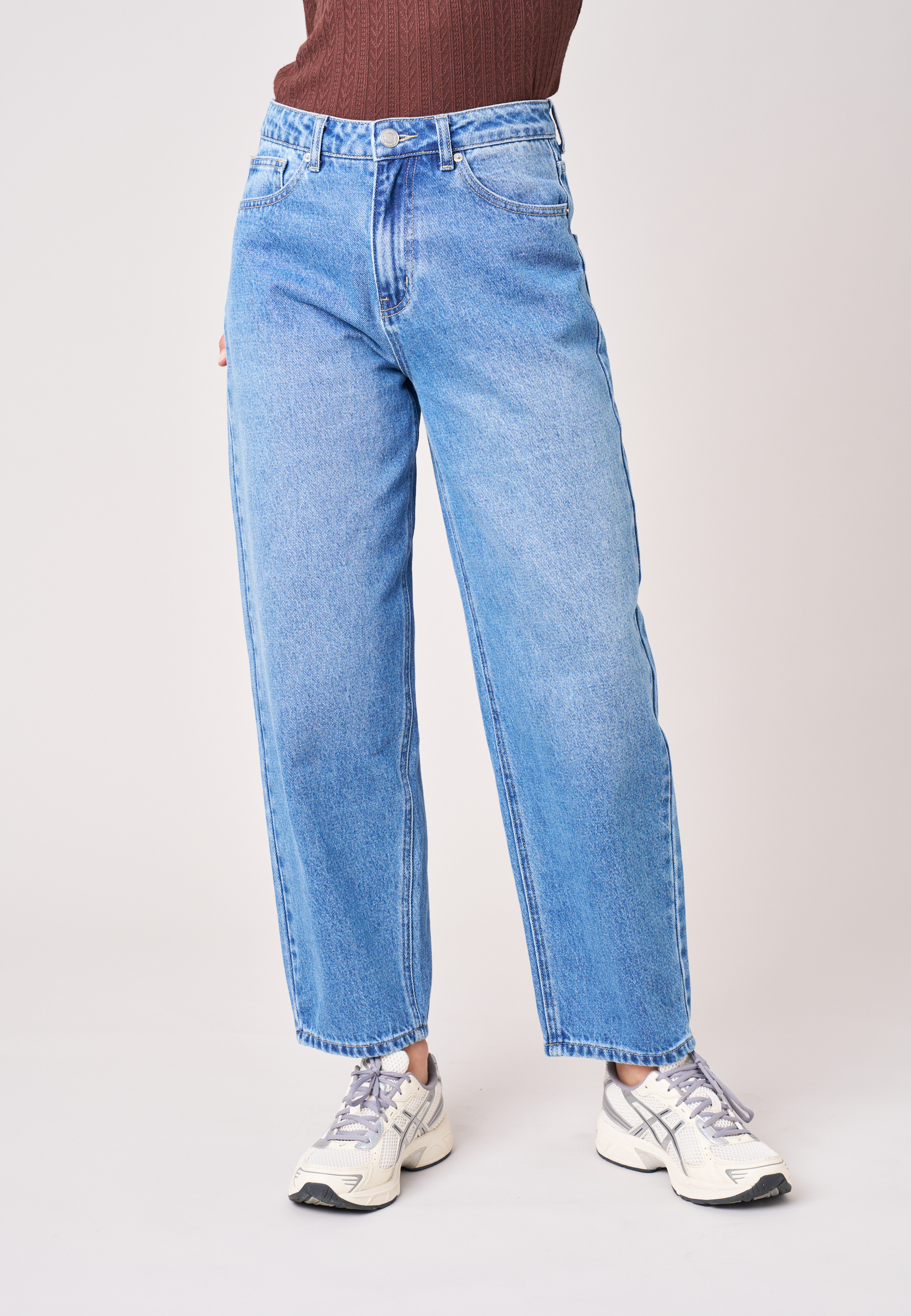 Jean bleu barrel femme SUNNY, DEELUXE