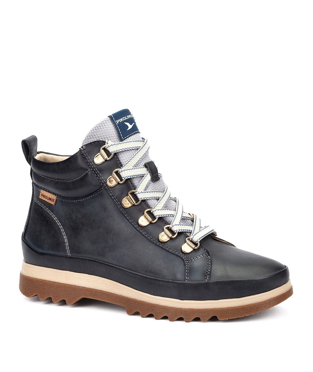 Pikolinos Botas de piel con cordones, VIGO — foto 2