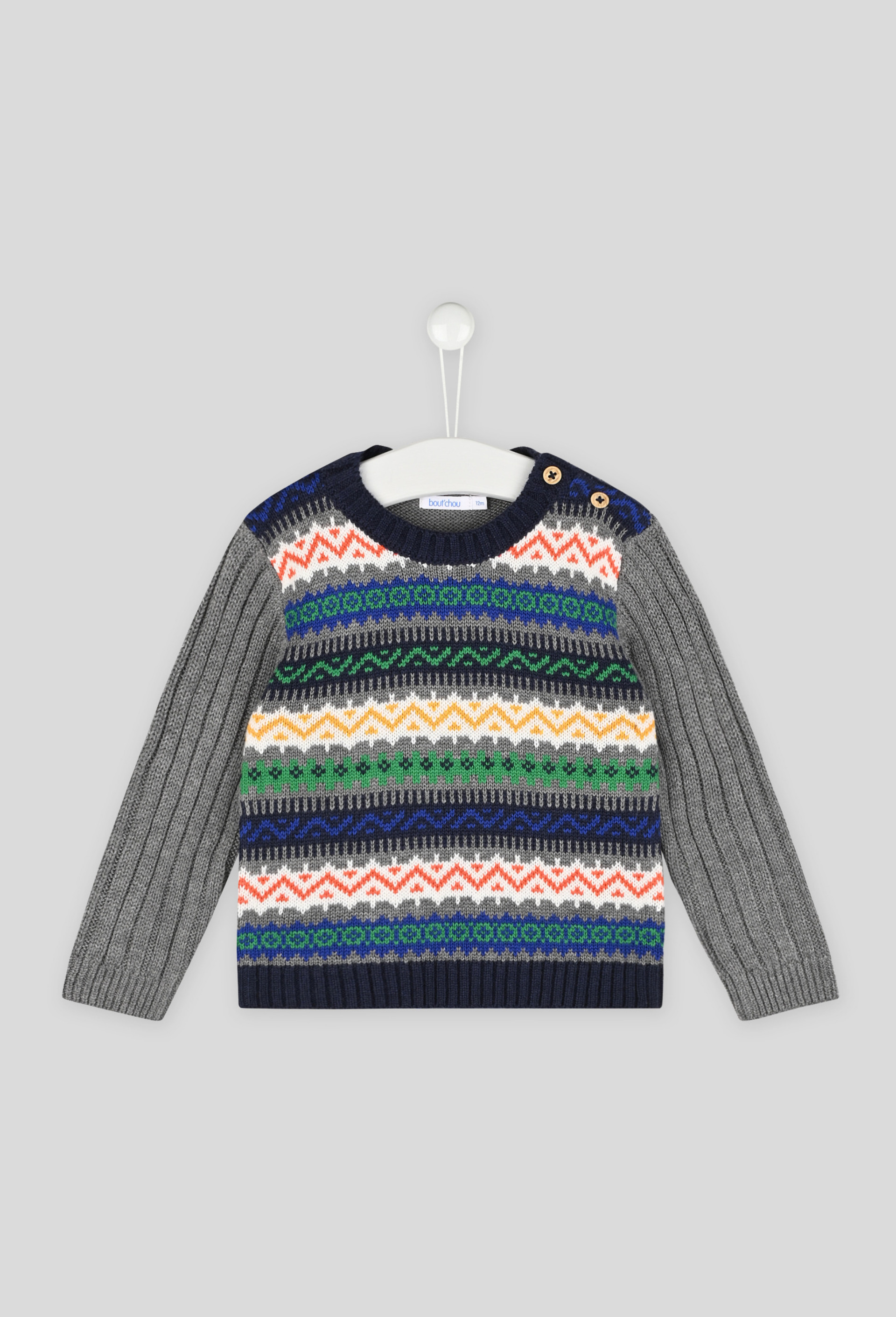 Pull jacquard, BOUT'CHOU