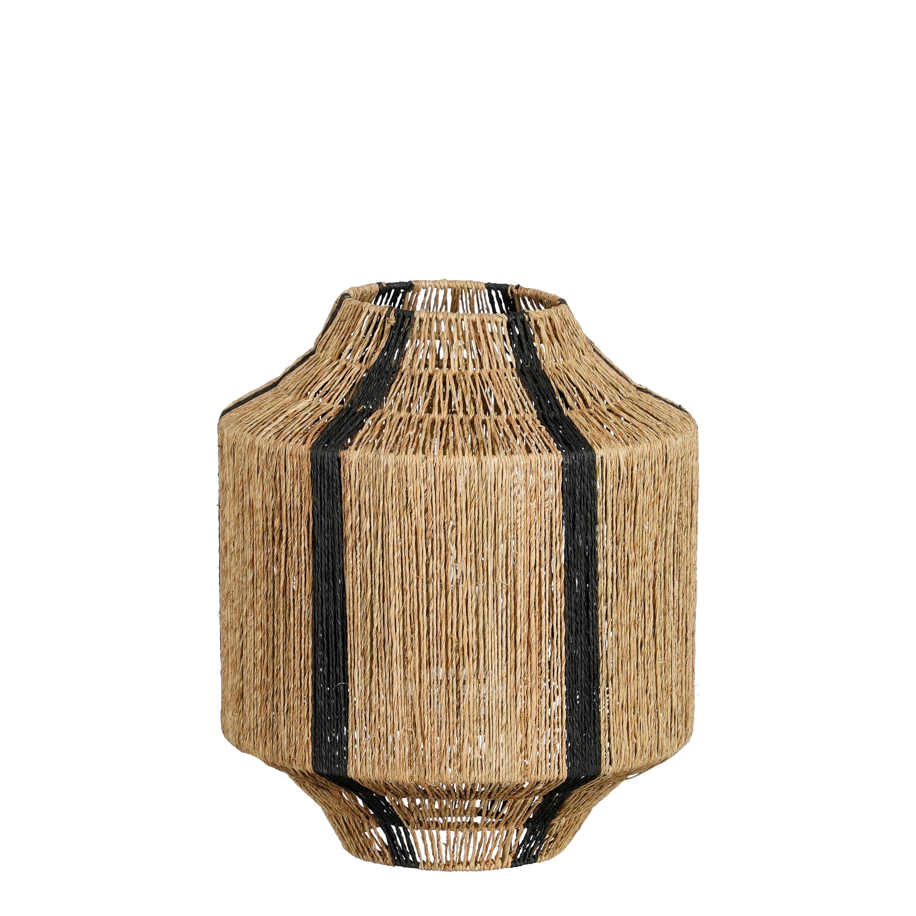 Lanterne en jute tressée H36 cm LILIANO, MICA DECORATIONS