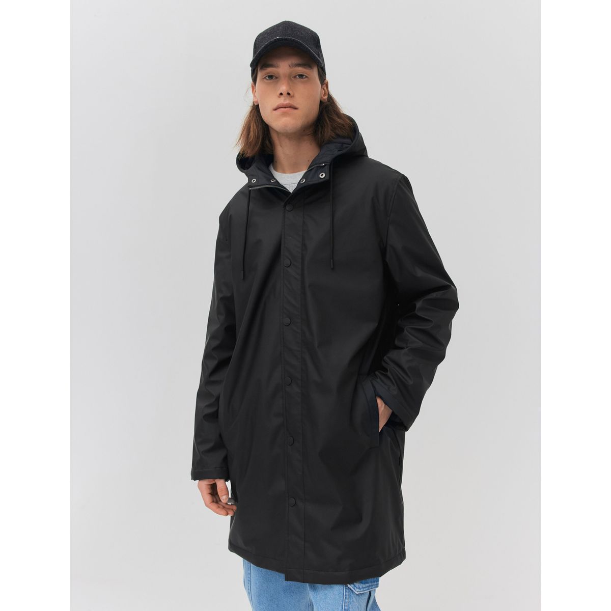 Veste ciré noir online femme