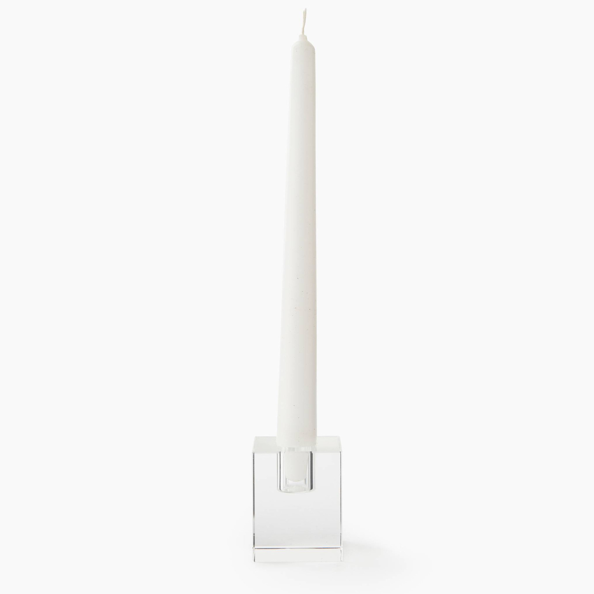 Bougeoir glaçon carré PM, 4,8Xh6CM, MONOPRIX