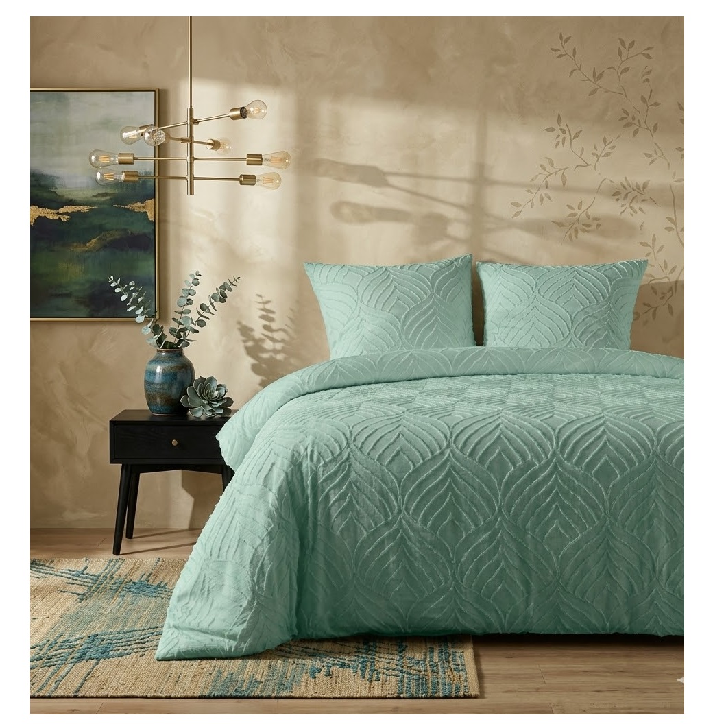 Parure de lit en microfibre Collection Tufte, EDEN