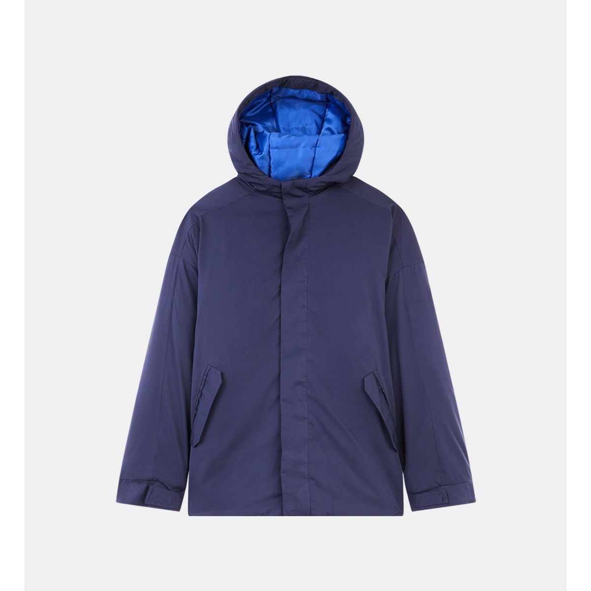 Galeries Lafayette Garçon Vêtements Manteaux & Vestes Manteaux Imperméables Coupe-vent à capuche déperlant Bleu 