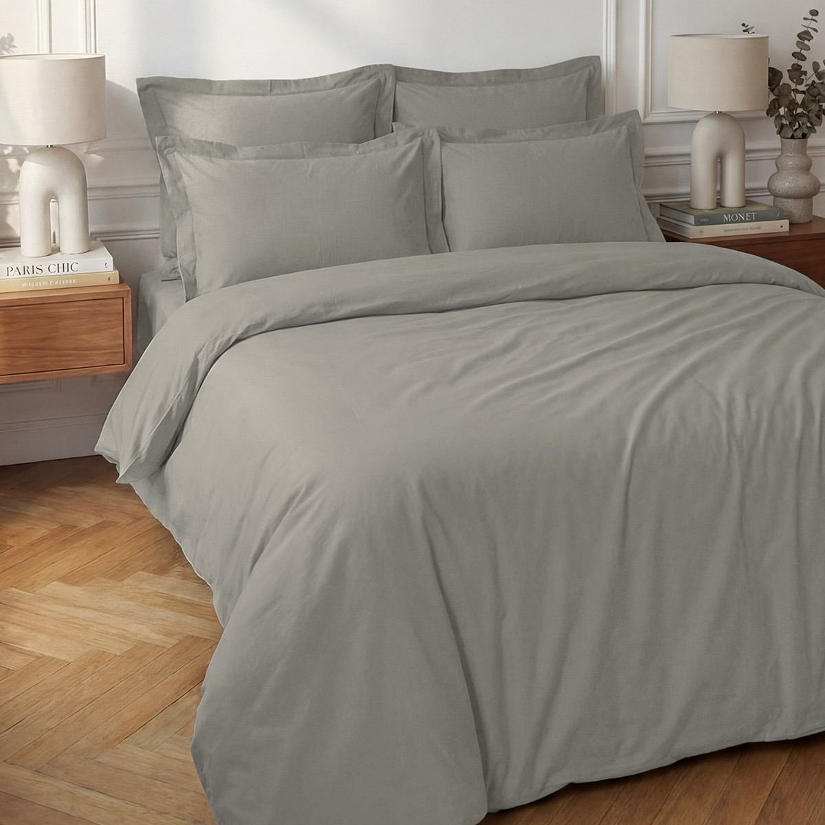 Housse de couette en percale coton SOFT PERCALE, SENSEI MAISON