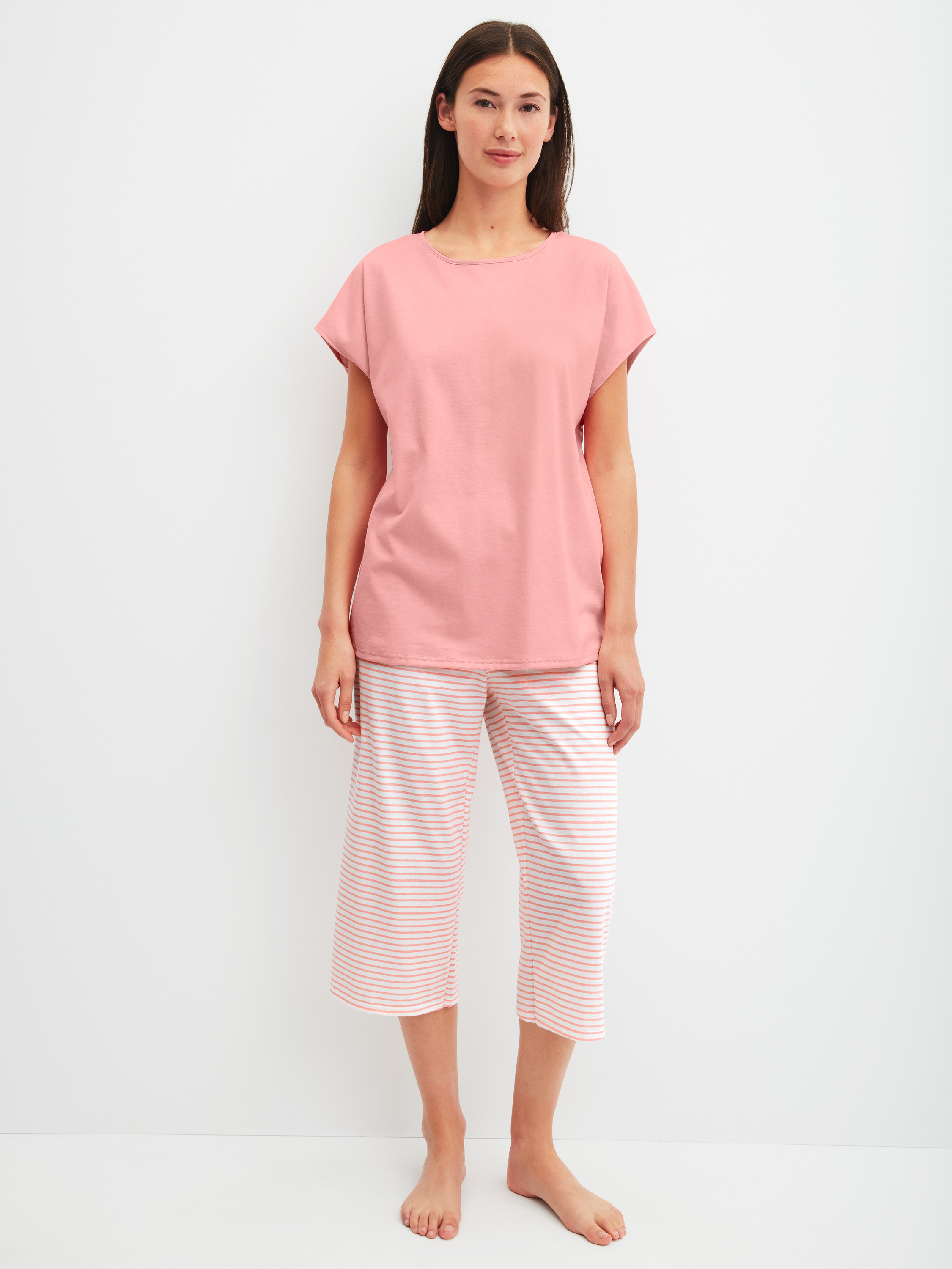 Pyjama capri manches 3/4 Coton LOVELY NIGHTS, CALIDA