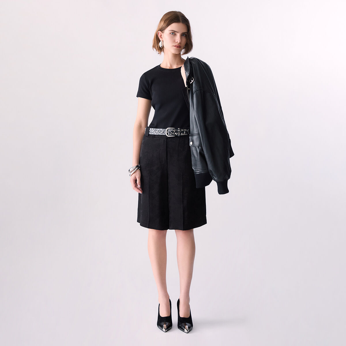 T-shirt avec patch logo, LIU JO